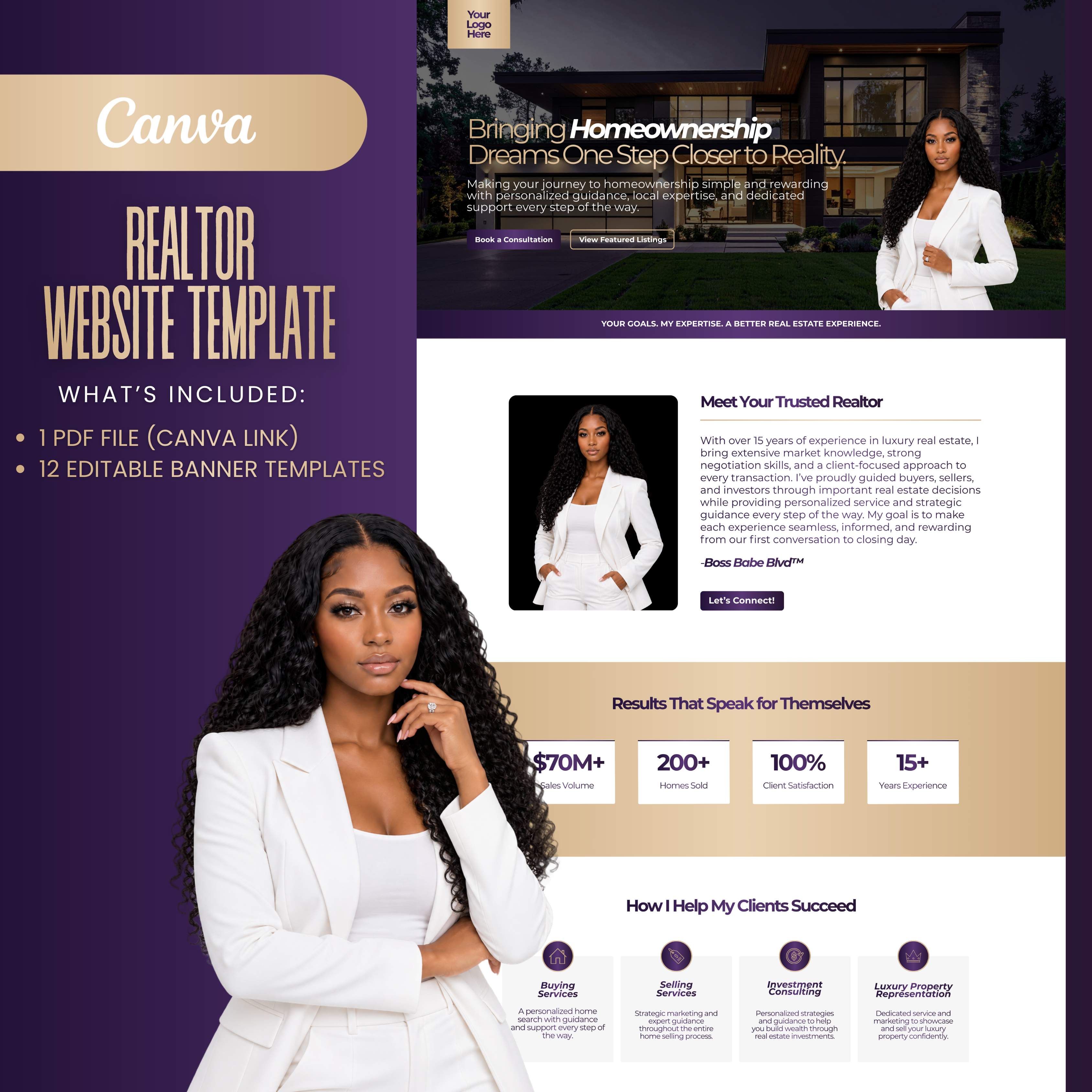 Realtor Website Template