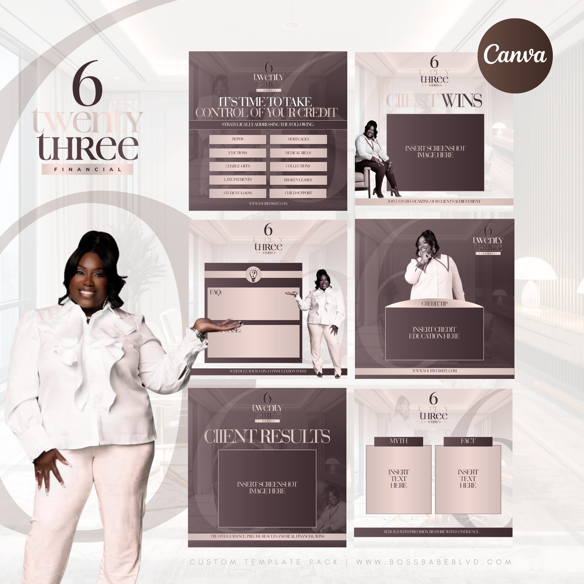 Customize Templates Custom Canva Template Pack | Branding, Marketing & Social Media Ready ...