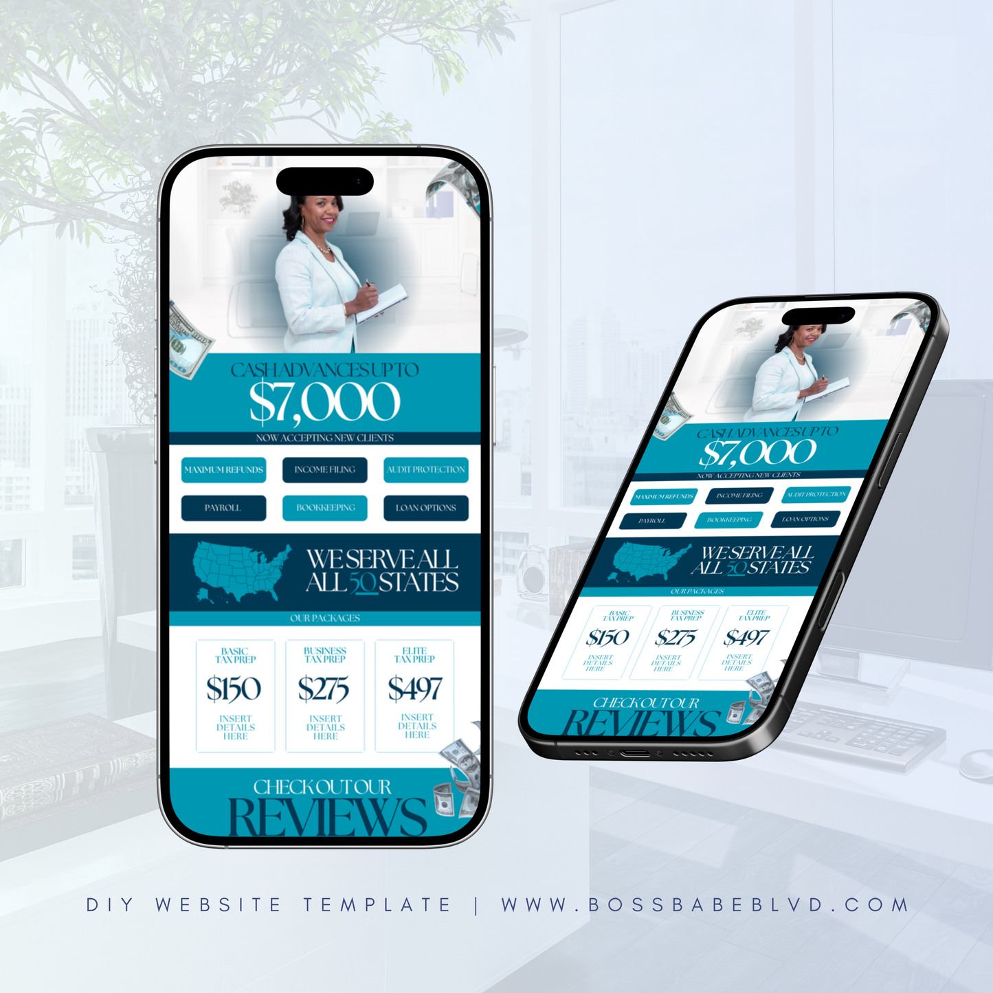 Tax Preparer Website Template