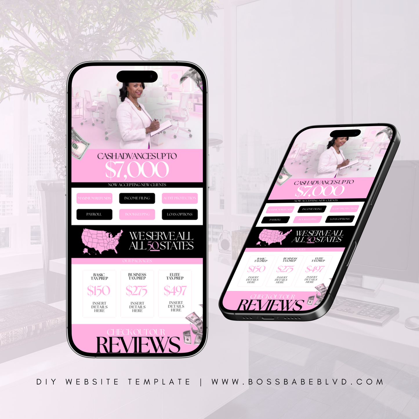 Tax Preparer Website Template