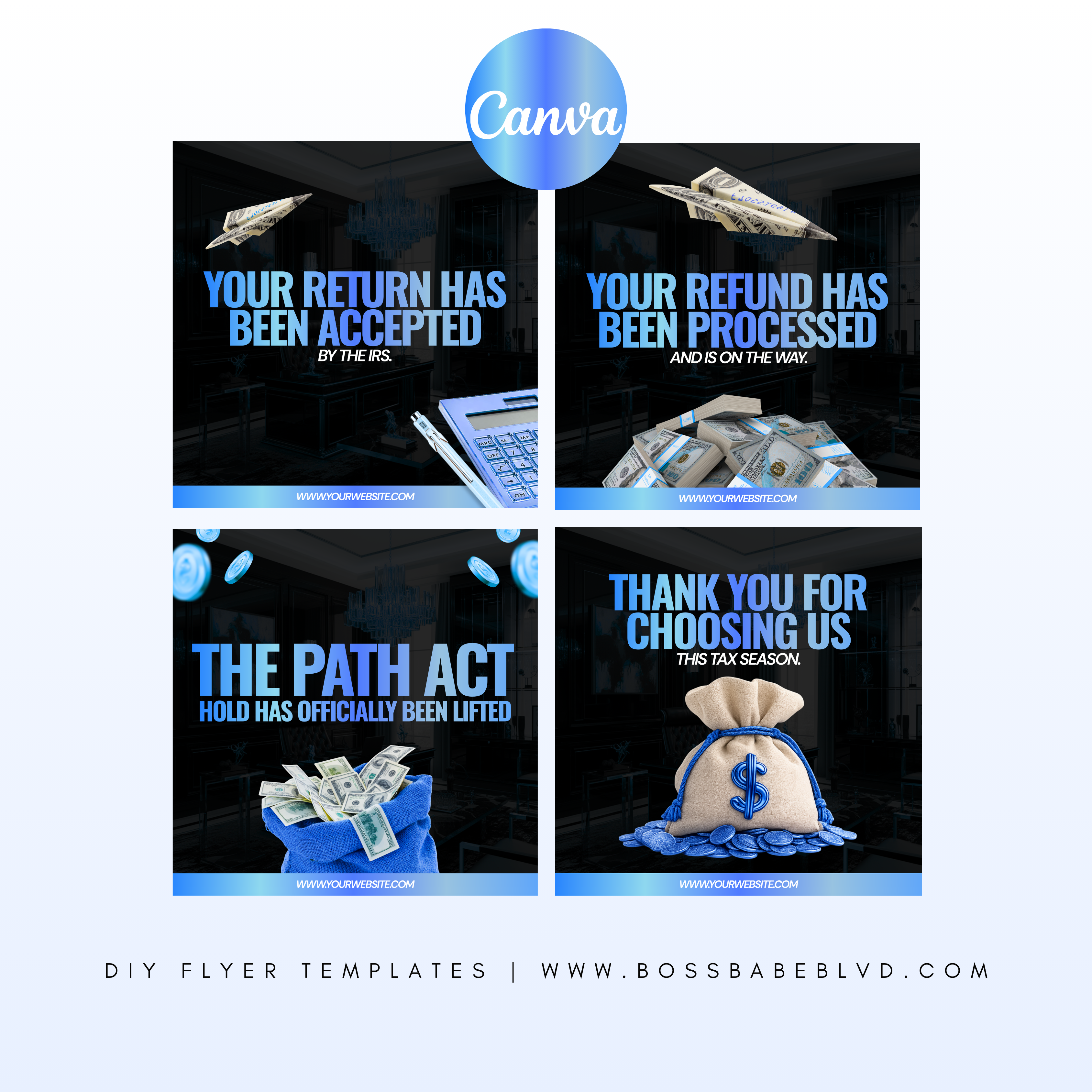 Tax Status Update DIY Flyer Bundle