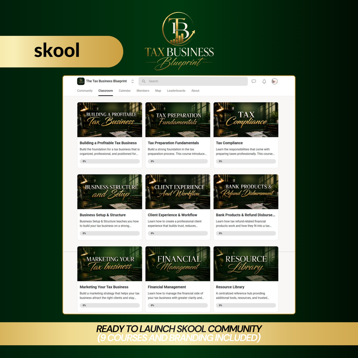 Ready-to-Launch Tax Preparer Skool Community