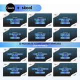Tax Preparer Skool Course Banner Templates (12-Pack)
