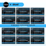 12-Pack Skool Course Banner Templates (Tax preparer)