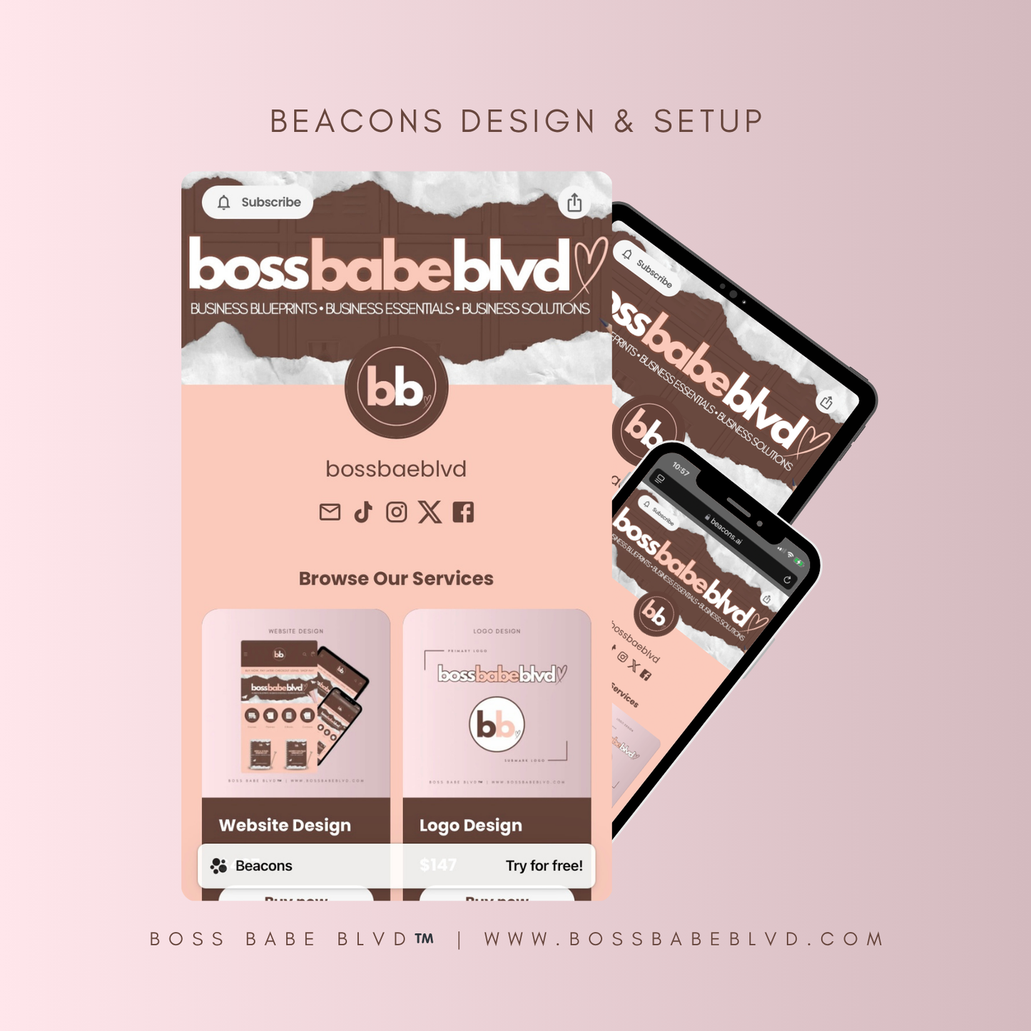 Beacons Design & Setup