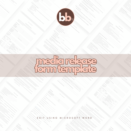 Release Form For Media Usage Template