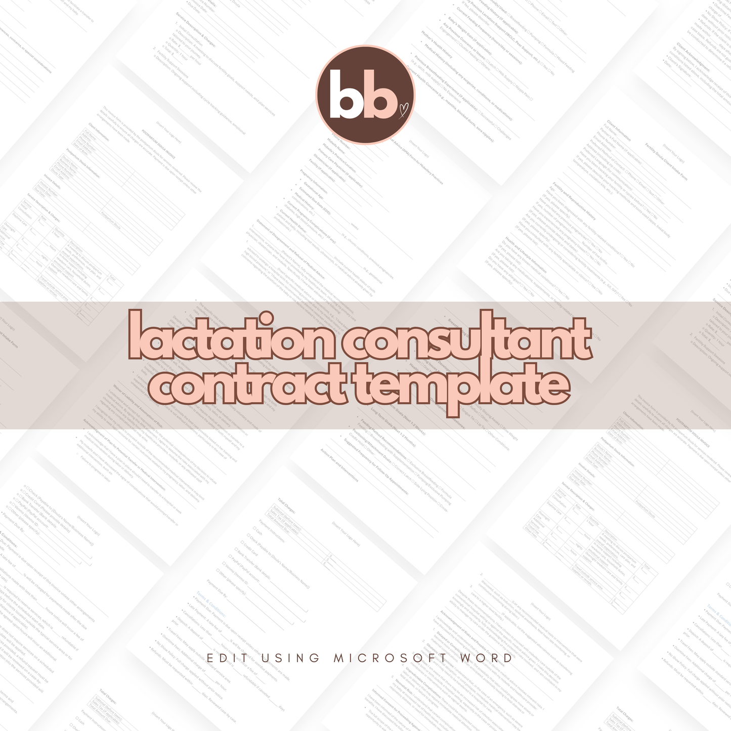 Lactation Consultant Contract Template