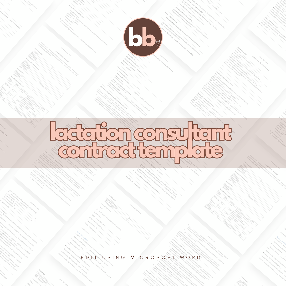 Lactation Consultant Contract Template