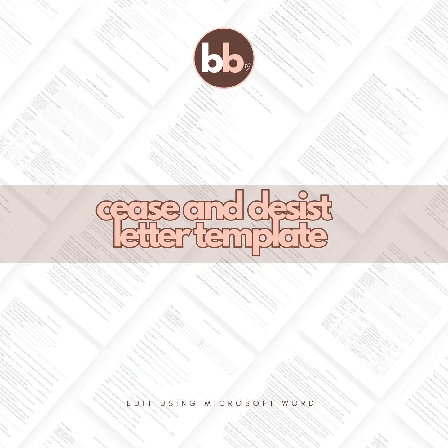 Cease and Desist Letter Template