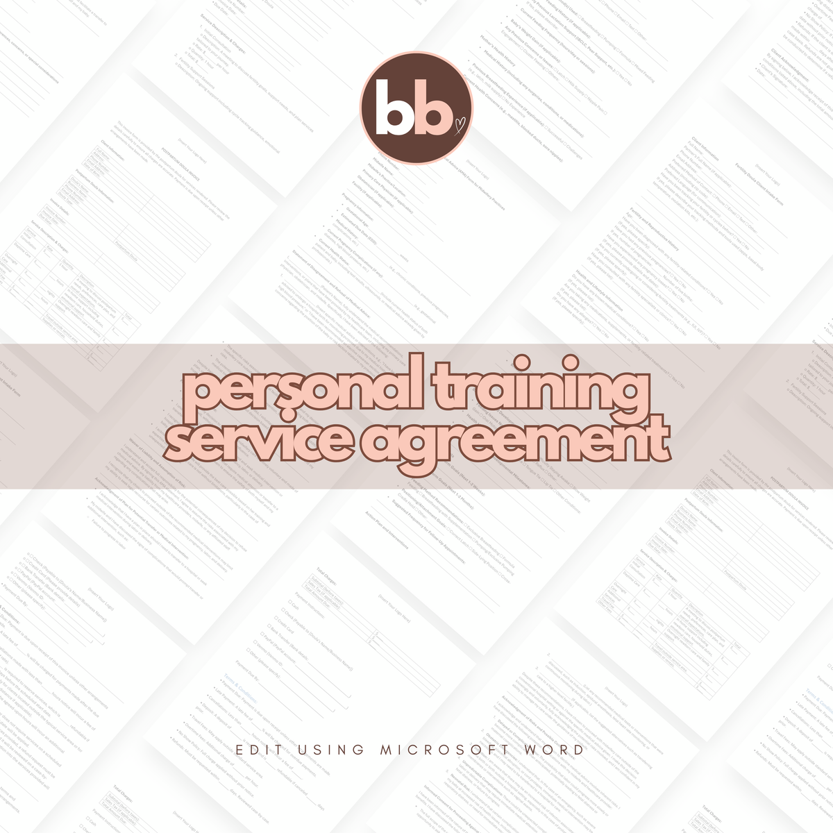 Personal Training Service Agreement Template