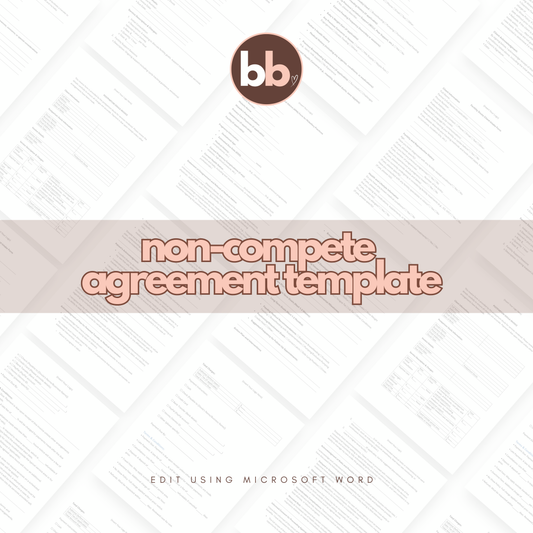 Non-Compete Agreement Template