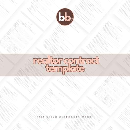 Realtor Contract Template