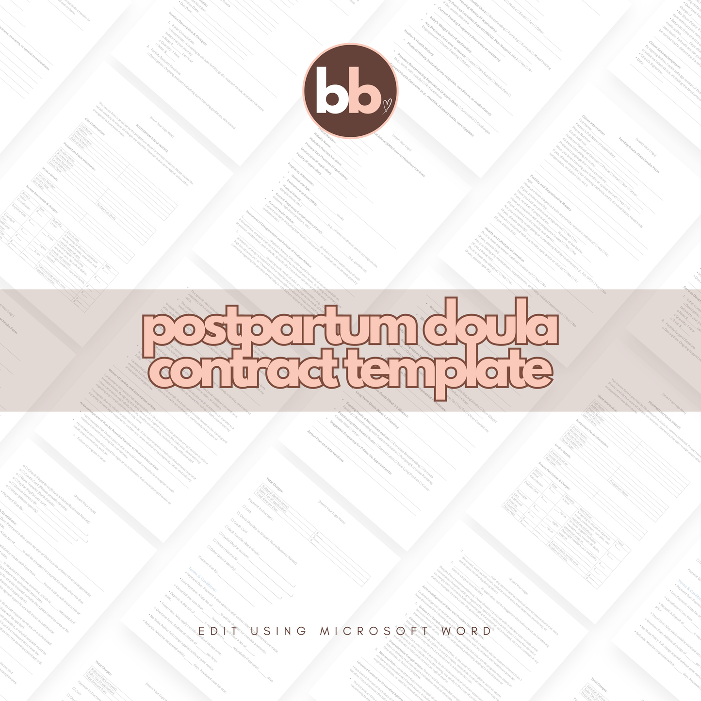 Postpartum Doula Contract Template