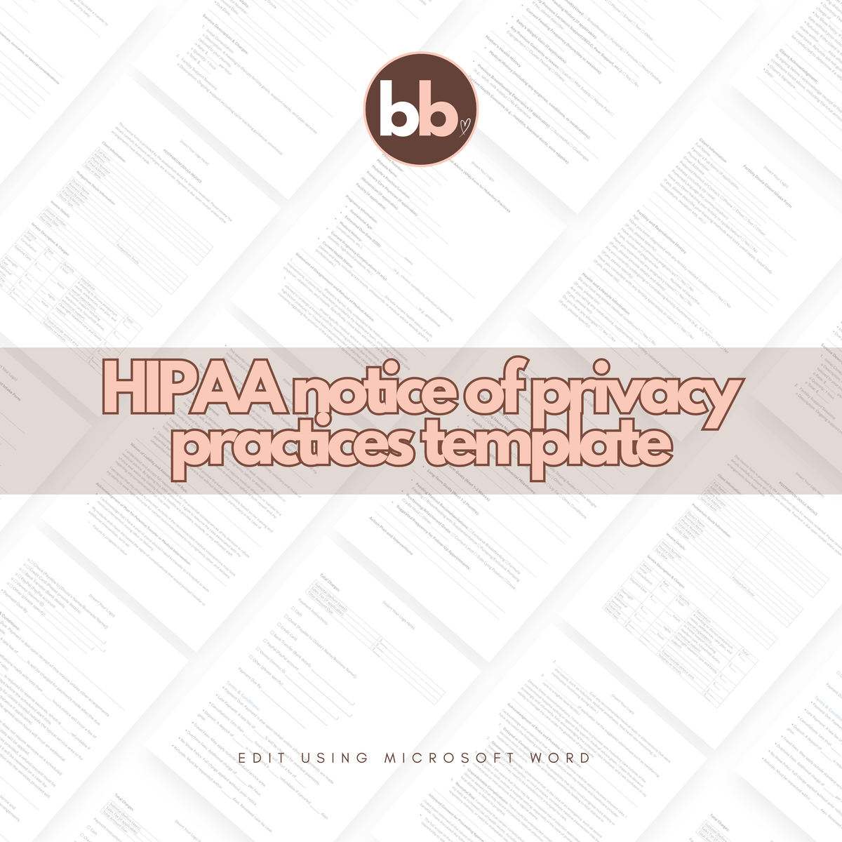 HIPAA Notice of Privacy Practices Template
